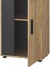 Kommode Berno Goldkraft Eiche/Anthrazit 50.1 x 87.3 cm mit 2 Fächern Vicco Bild 5
