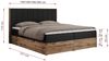 Boxspringbett, Schlafzimmerbett, Bettkasten - BELLISSIMO - 180 x 200 cm - Schwarz Kunstleder - H4 Bild 5