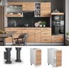 Apothekerschrank Fame-Line Goldkraft Eiche 30 cm ohne Arbeitsplatte Vicco Bild 2