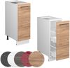 Apothekerschrank Fame-Line Goldkraft Eiche 30 cm ohne Arbeitsplatte Vicco Bild 5