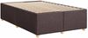 vidaXL Bettgestell ohne Matratze Dunkelbraun 120x200 cm Stoff 3284725 Bild 3