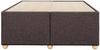 vidaXL Bettgestell ohne Matratze Dunkelbraun 120x200 cm Stoff 3284725 Bild 4