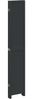 vidaXL 6-tlg. Paravent Schwarz Massivholz Paulownia 358860 Bild 5