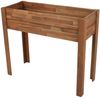 Hochbeet mit Vlies-Einlage aus geöltem Akazien-holz FSC 100% Bild 1