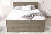 99rooms Santiago Boxspringbett Hellbraun Strukturstoff INARI 120x200 cm Taschen-Federung Bild 4
