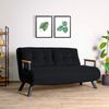 2-Sitzer-Schlafsofa, 'Sando ', 78 x 78 x 133, Schwarz Bild 1