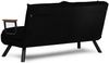 2-Sitzer-Schlafsofa, 'Sando ', 78 x 78 x 133, Schwarz Bild 5