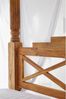 Himmelbett Sheesham 140x200x224 braun geölt NATURE BROWN #530 Bild 5