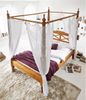 Himmelbett Sheesham 140x200x224 braun geölt NATURE BROWN #530 Bild 3