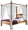 Himmelbett Sheesham 140x200x224 braun geölt NATURE BROWN #530 Bild 1