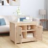 Couchtisch 71 x 49 x 55 cm Massivholz Kiefer [820926] Bild 3