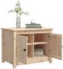 Couchtisch 71 x 49 x 55 cm Massivholz Kiefer [820926] Bild 5