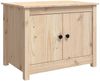 Couchtisch 71 x 49 x 55 cm Massivholz Kiefer [820926] Bild 2