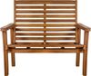 CLP Teakbank Nicosia mit Liegefunktion Teakholz wetterfest robust pflegeleicht,teak 120 cm Bild 4