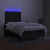 vidaXL Boxspringbett mit Matratze & LED Schwarz 120x190 cm Stoff 3270199 Bild 4
