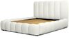 Polsterbett Doppelbett HEDA 160x200cm Komplettset in Stoff Perfect Harmony Altweiß Bild 4