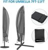 Sonnenschirm Schutzhülle 210D Oxford Gewebe Wasserdicht 265x40/70/50cm Bild 3