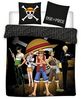 One Piece 3-teiliges Bettwäsche-Set – Decken- und Kissenbezug 240x220 + 65x65 cm aus Polycotton Bild 5