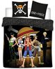 One Piece 3-teiliges Bettwäsche-Set – Decken- und Kissenbezug 240x220 + 65x65 cm aus Polycotton Bild 4