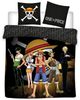 One Piece 3-teiliges Bettwäsche-Set – Decken- und Kissenbezug 240x220 + 65x65 cm aus Polycotton Bild 3