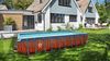 Avenli 'Frame Plus' Rectangular Pool Set mit Pumpe, Holzoptik braun, 540 x 250 x 100 cm Bild 2