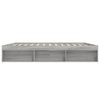 vidaXL Bettgestell Grau Sonoma 200x200 cm 3203892 Bild 3