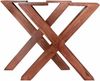 Esstisch Akazie nussbaumfarben 160 x 85 cm X-Holzgestell MURCIA 137758088 Bild 5