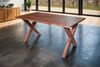 Esstisch Akazie nussbaumfarben 160 x 85 cm X-Holzgestell MURCIA 137758088 Bild 2
