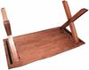 Esstisch Akazie nussbaumfarben 160 x 85 cm X-Holzgestell MURCIA 137758088 Bild 4