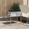 vidaXL Garten-Couchtisch Rechteckig Beige 60x40x37 cm Poly Rattan 4104053 Bild 4
