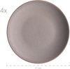 Mäser 931736 Kombiservice Ossia für 4 Personen, Steinzeug, grau (1 Set, 16-teilig) Bild 5