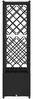 vidaXL Hochbeet mit Rankgitter und Dach Schwarz 163,5 x 40 x 136 cm PP 42032549 Bild 4