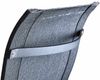 Gartenstuhl Comfy von Brafab aus Aluminium und Textilene, modern mit Armlehne, stapelbar, schwarz Bild 4
