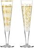 Ritzenhoff Goldnacht Champagnergläser 205 ml 2er Set Herzen & Musik Bild 2
