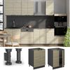 Küchenunterschrank Fame-Line Eiche Paneel 60 cm ohne Arbeitsplatte Vicco Bild 2
