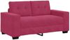vidaXL Sofa Set 3 pcs Wind Rot 221 x 80 x 80 cm Samt 3324643 Bild 5