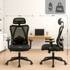 CLP Bürostuhl Elisha höhenverstellbar drehbar und ergonomisch,schwarz Bild 2