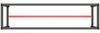 vidaXL Werkbankgestell Mattschwarz und Mattrot 210x50x79 cm Metall 151454 Bild 5