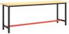 vidaXL Werkbankgestell Mattschwarz und Mattrot 210x50x79 cm Metall 151454 Bild 2