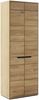 Garderoben-Set >ARAYA< (3-teilig) in Eiche teilmassiv - 148x195x40,5 (BxHxT) Bild 2