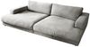 KAWOLA Big Sofa MADELINE Stoff silber 85 x 170 x 290 cm Bild 3