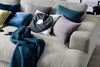 KAWOLA Big Sofa MADELINE Stoff silber 85 x 170 x 290 cm Bild 4