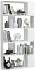 vidaXL Bücherregal/Raumteiler Hochglanz-Weiß 80x24x159 cm 800105 Bild 3