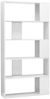 vidaXL Bücherregal/Raumteiler Hochglanz-Weiß 80x24x159 cm 800105 Bild 2