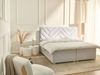 Boxspringbett mit Stauraum Stoff ESQUIRE 180 x 200 cm Cremeweiß Bild 3