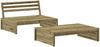 vidaXL 2-tlg. Garten-Lounge-Set mit Kissen Imprägniertes Kiefernholz 3186136 Bild 3