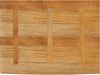 vidaXL Tischplatte mit Baumkante 90x60x3,8 cm Massivholz Mango 370597 Bild 5