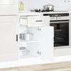 vidaXL Küchenunterschrank Porto Hochglanz-Weiß Holzwerkstoff 853949 Bild 3