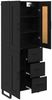 vidaXL Highboard Schwarz Eichen-Optik 69,5 x 34 x 180 cm Holzwerkstoff 3416063 Bild 5