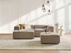 Rechtsseitiges Ecksofa mit Ottomane ARDAL Taupe Rechtsseitig Bild 3